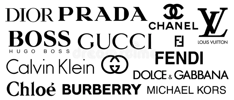 Name of the most fashionable brands